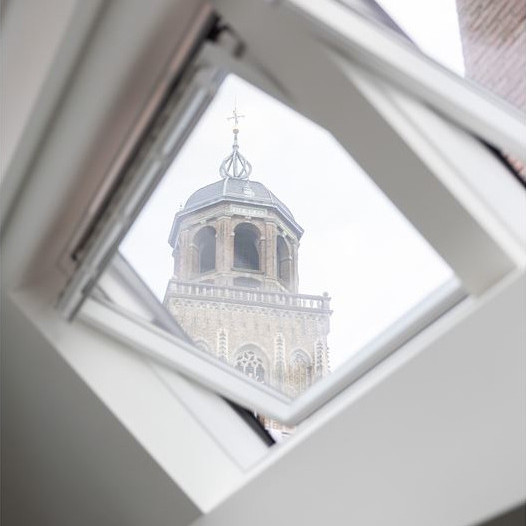 Moderne Loft In Historisch Pand Dak Licht Vloer Glas 02 ©Tijmenbos Architecten